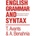 English Grammar and Syntax
