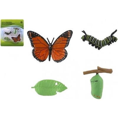 Teddies Развитие на пеперуда пластмаса 4бр на карта 19, 5x22, 5x2, 5см