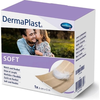 HARTMANN-RICO DermaPlast SOFT náplat s polštářkem 6 cm x 5 m