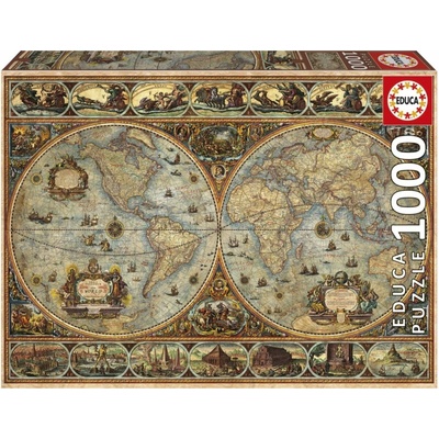 EDUCA Historická mapa světa 1000 dílků
