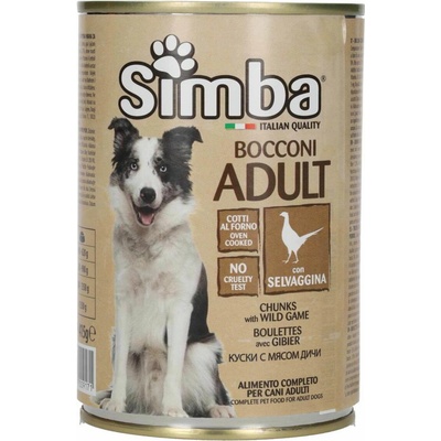 Simba šťavnaté mäsové kúsky s divinou v jemnej omáčke 415 g