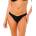 Rip Curl Vibe Surf High Cheeky bikini bottom - Black (Black)