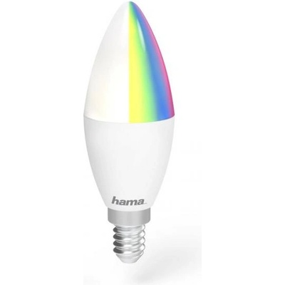 Hama Димираща RGB крушка HAMA WiFi-LED, 4.5W, E14, 350 lm (HAMA-176549)