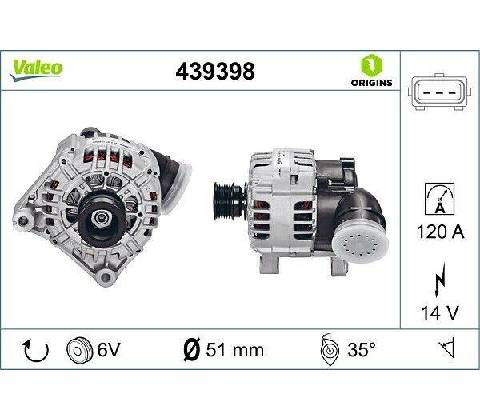 Generátor VALEO 439398
