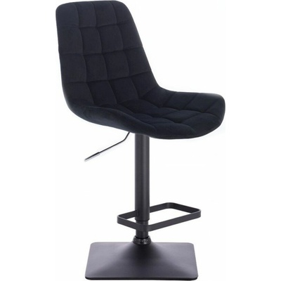 LuxuryForm Design Paris Velur na čiernej hranatej podstave čierna