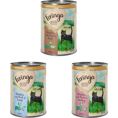 Feringa Country Style Menu mix 1 morčacie hovädzie pstruh 6 x 400 g