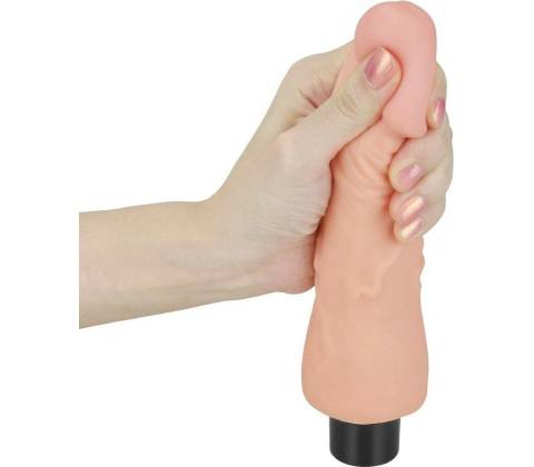 LoveToy REAL SOFTEE Vibrating Dildo 7"