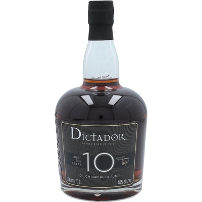 Dictador 10y 40% 0,7 l (čistá fľaša)