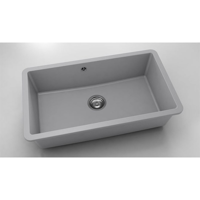 FAT Мивка за долно вграждане Vanguard 232, Fat Granite, 1005 Светлосив, с включен сифон