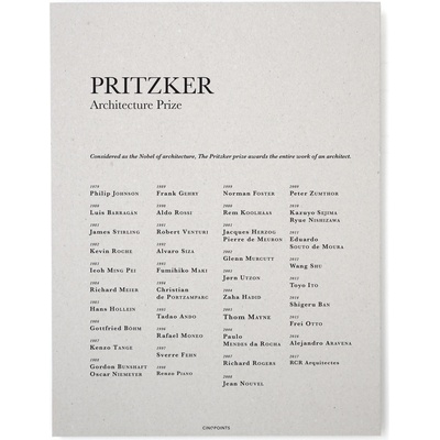 Cinqpoints Плакат Pritzker Prize (AFFPRI01)