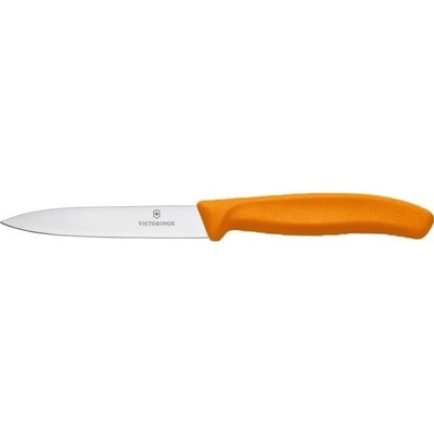 Victorinox Нож за белене Victorinox Swiss Classic, 10 см, гладко острие, оранжев (6.7706.L119)