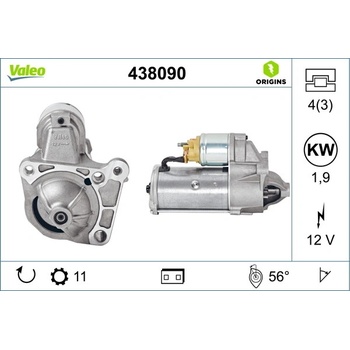 Startér VALEO 438090