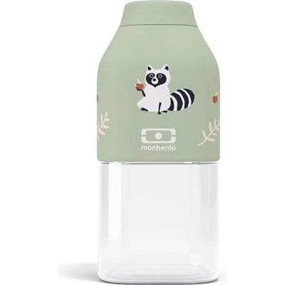 MonBento Positive S Green Racoon 330 ml
