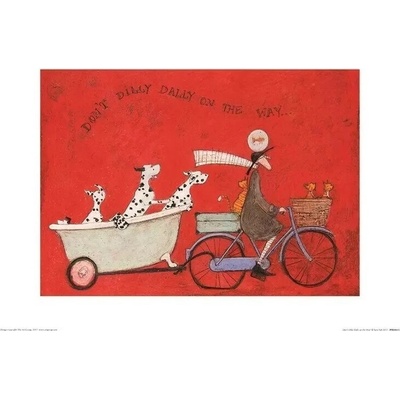 Umelecká tlač Sam Toft - Don‘t Dilly Dallly on the Way, 40 × 30 cm