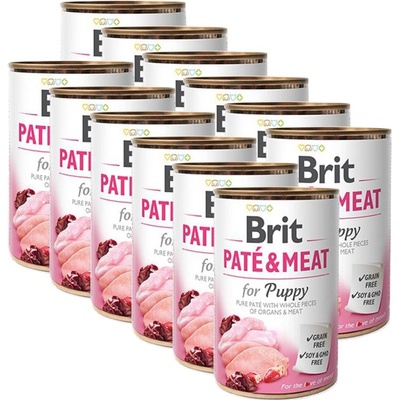 Brit Paté & Meat Puppy 12 x 400 g