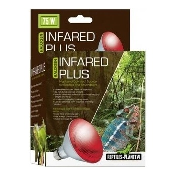 Savannah Halogen Infra Red Plus - Крушка за терариум имитираща дневна светлина и нагряваща 75 W