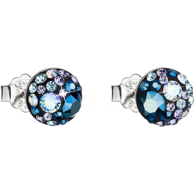 Pavona pecka s krystaly Swarovski kulaté 31136.3 blue style