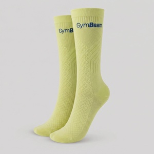 GymBeam Бягащи чорапи Лайм зелено M
