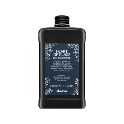 Davines Heart Of Glass Rich Conditioner Подсилващ балсам за руса коса 1000 ml