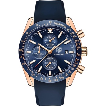 BENYAR Часовник benyar og-14675 - Синьо / Златно kp14675 (og-14675)