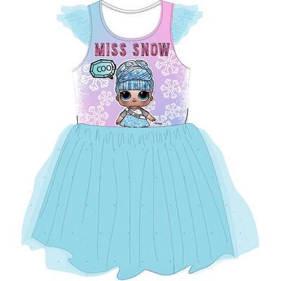 Eplusm šaty dievčenské LOL Surprise modré