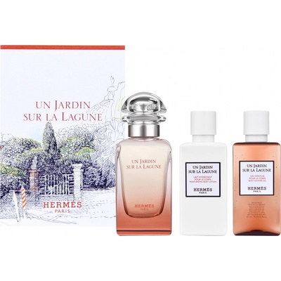 Hermès Un Jardin sur la Lagune EDT 50 ml + telové mlieko 40 ml + sprchový gél 40 ml darčeková sada