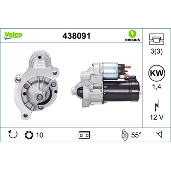 Štartér VALEO 438091
