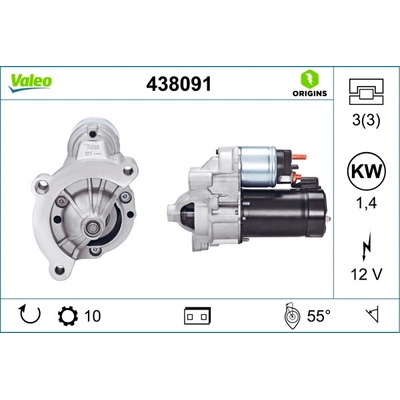 Štartér VALEO 438091
