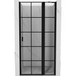 Mexen Mist душ врати с панти дясни 70 см, черна мрежа, черни - 8A4-070-000-70-77-P (8A4-070-000-70-77-P)