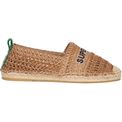 SUPERDRY Crochet espadrilles - Brown (Natural)