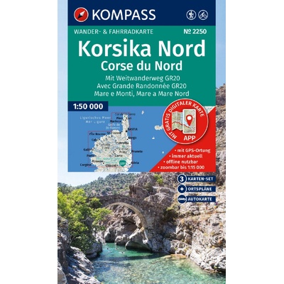 2250 Korzika sever 1: 50 000 KOMPAS