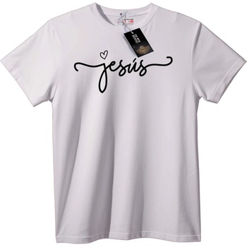 NOONEBRAND Тениска Jesús Сърце - M, Black
