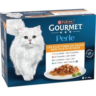 Gourmet Perle Gravy delight kapsičky krůta, kachna, jehněčí, tuňák 12 x 85 g
