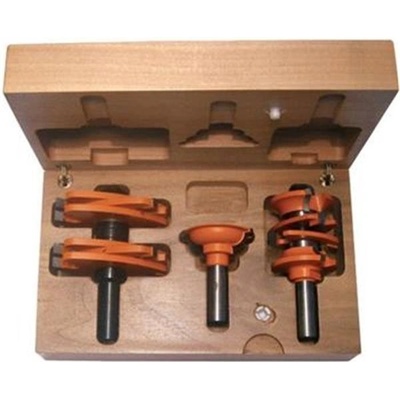 CMT Orange Tools 900.527.11 - Sada fréz pro výrobu dveří 3-dílná, stopky pr. 12 mm