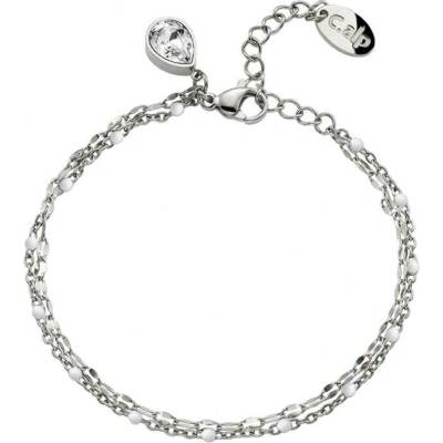 CrysTalp Stylový dvojitý náramek z oceli Vibe 22241.E