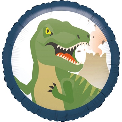 Amscan Fóliový balónek Veselý Dinosaurus 43 cm
