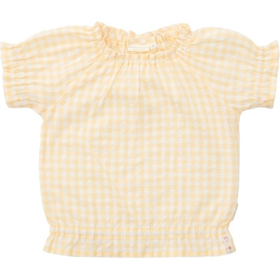 Little Dutch Блуза с къс ръкав Little Dutch - Sunshine Checks, 74 xm, 6-9 м (CL24021072)
