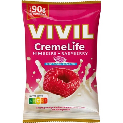 Vivil CremeLife malina bez cukru 90 g