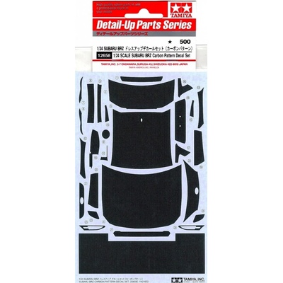 Tamiya 12658 Subaru BRZ Carbon Decal1:24 1:24
