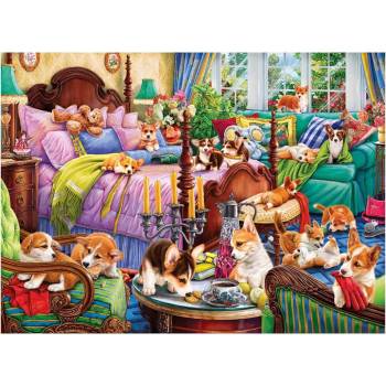 Anatolian - Puzzle Doggies in the Bedroom - 1 000 piese