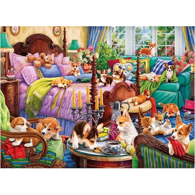 Anatolian - Puzzle Doggies in the Bedroom - 1 000 piese