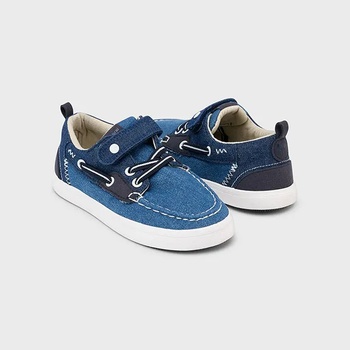 Mayoral Деним мокасини за мини момче с велкро Майорал