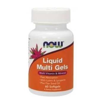 NOW Мултивитамини Liquid Multi Gels - 60 дражета, NOW Foods, NF3816