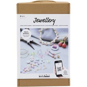 Creativ Company Set Diy Kit Starter Craft Kit Jewellery Vibrant Colours (970857)