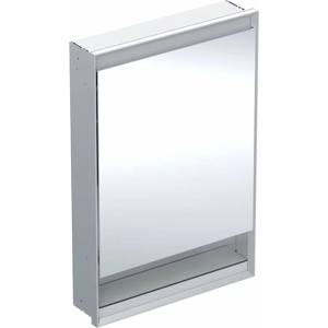 Geberit Вграден шкаф с огледало и ниша Geberit One ComfortLight 60 см десен анодизиран алуминий (505.821.00.1)