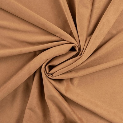 Kostýmovka Semiš SUEDE Stretch - Hnědá koňaková