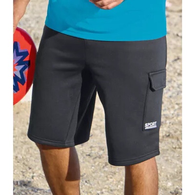 Atlas For Men Moltonové bermudy Running Sivá