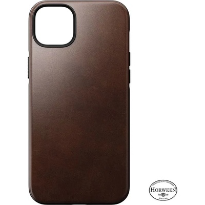 Nomad модерен кожен калъф MagSafe, кафяв - iPhone 14 Plus (NM01279785)