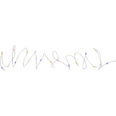 Star Trading LED svetelná reťaz 100 svetielok dĺžka 10 m Dew Drop - strieborný