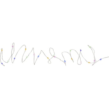 Star Trading LED svetelná reťaz 100 svetielok dĺžka 10 m Dew Drop - strieborný